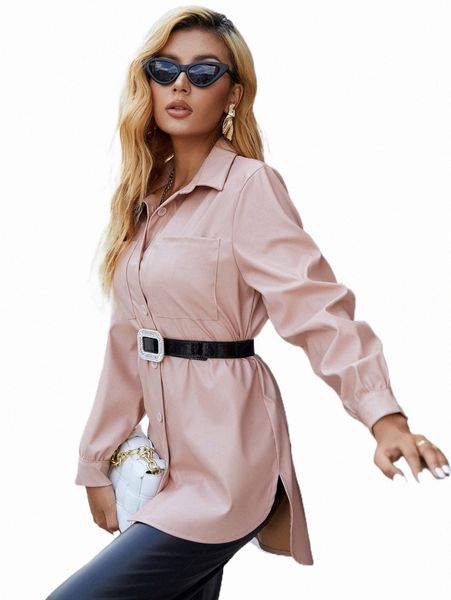 women's down & parkas eilly bazar dual pocket pu leather coat without belt p1a5#, Black
women's down & parkas eilly bazar dual pocket pu leather coat without belt p1a5#, Black