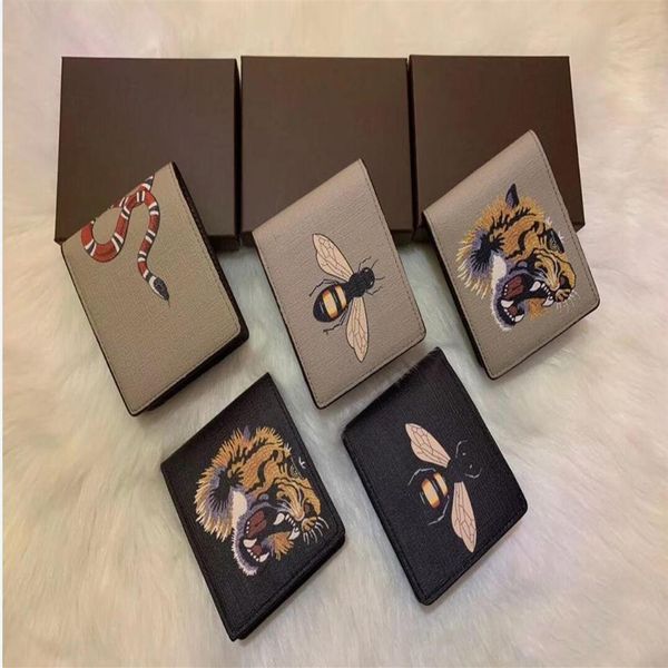 men animal short wallet leather black snake tiger bee wallets women long style purse card holders with gift box2247, Red;black
men animal short wallet leather black snake tiger bee wallets women long style purse card holders with gift box2247, Red;black