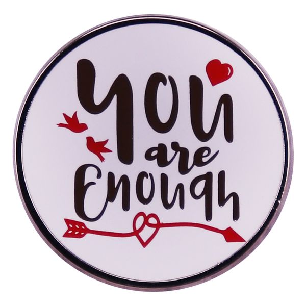 other fashion accessories you are enough enamel pin encouragement quotes brooch badge clothes hat backpack decoration jewelry accessories, Silver
other fashion accessories you are enough enamel pin encouragement quotes brooch badge clothes hat backpack decoration jewelry accessories, Silver