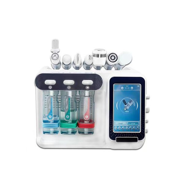 fashional oxygen jet hydra machine aquafacial high frequency cold hammer rf oxygen spray gun equipment, Black;white
fashional oxygen jet hydra machine aquafacial high frequency cold hammer rf oxygen spray gun equipment, Black;white