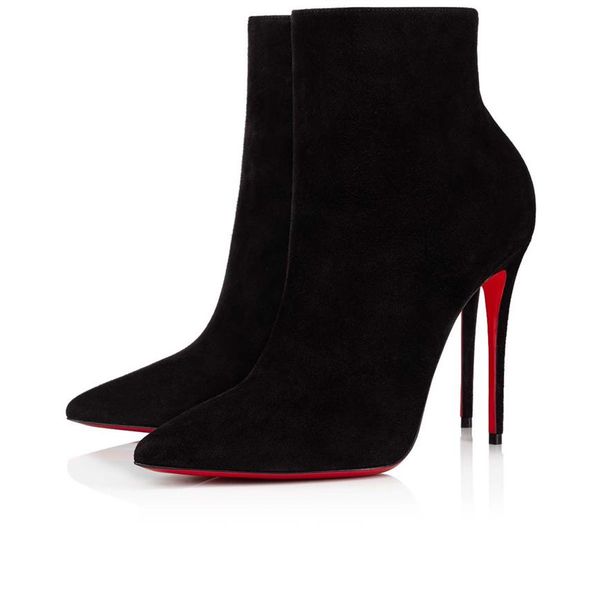 woman ankle boots luxury design red soles shoe lady high heels so kates booty 100mm side zipper thin heel pumps332j, Black
woman ankle boots luxury design red soles shoe lady high heels so kates booty 100mm side zipper thin heel pumps332j, Black