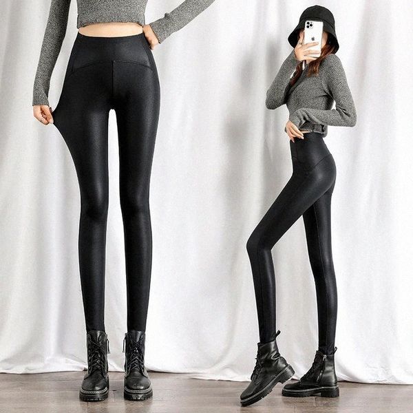 women's leggings women's leggings autumn winter black fleece matte leather high waist lift buttock trousers slim skinny legging pa
women's leggings women's leggings autumn winter black fleece matte leather high waist lift buttock trousers slim skinny legging pa