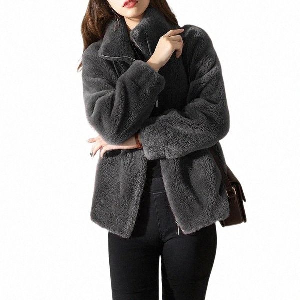 women's fur & faux fur women's fur & faux winter women zipper coat fleece stand-up collar loose thick warm overcoat plus size fema, Black
women's fur & faux fur women's fur & faux winter women zipper coat fleece stand-up collar loose thick warm overcoat plus size fema, Black