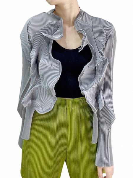 women's jackets women's jackets women pleated coat solid side of design v collar long sleeve single breasted casual style 2022 sum, Black;brown
women's jackets women's jackets women pleated coat solid side of design v collar long sleeve single breasted casual style 2022 sum, Black;brown