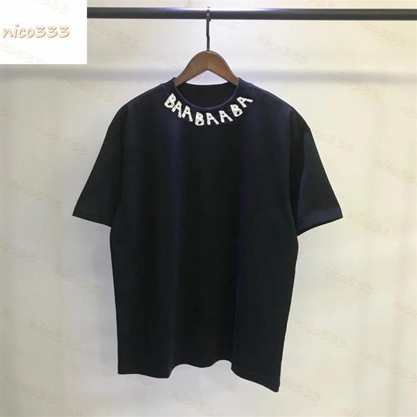 22ss men tee graffiti round neck icon print short sleeve black white loose plus simple women sleeves size s-3xl217m, White;black
22ss men tee graffiti round neck icon print short sleeve black white loose plus simple women sleeves size s-3xl217m, White;black