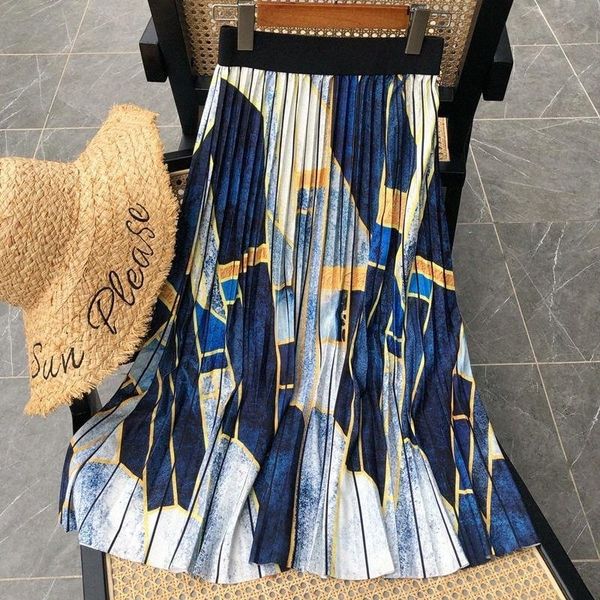 skirts skirts women summer pleated skirt high waist blue geometric stripe print elegant fashion office lady vintage style a line midi skirts, Black
skirts skirts women summer pleated skirt high waist blue geometric stripe print elegant fashion office lady vintage style a line midi skirts, Black