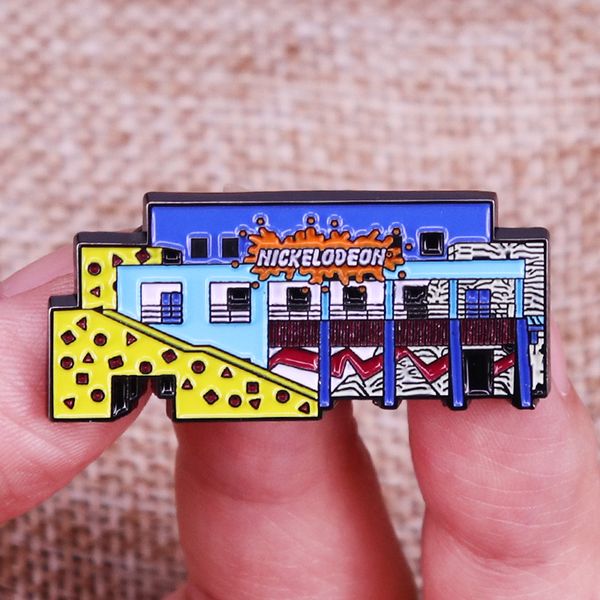 other fashion accessories nickeeelodeon studios park building enamel pin childhood memories kids program badge brooch backpack decoration je, Silver
other fashion accessories nickeeelodeon studios park building enamel pin childhood memories kids program badge brooch backpack decoration je, Silver