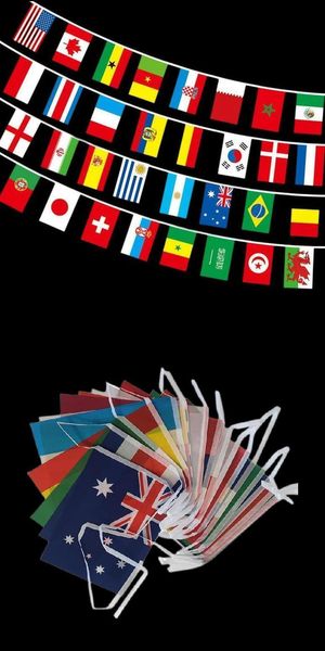 collectable qatar world cup sports pennant rope string hanging the flags fans to decorate polyester cloth 32 countries 2 piece 8"x5&quo
collectable qatar world cup sports pennant rope string hanging the flags fans to decorate polyester cloth 32 countries 2 piece 8"x5&quo