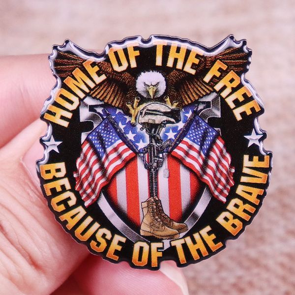 other fashion accessories home of the because of the brave enamel pins eagle american flag military lapel pin shirt bag badge jewelry, Silver
other fashion accessories home of the because of the brave enamel pins eagle american flag military lapel pin shirt bag badge jewelry, Silver