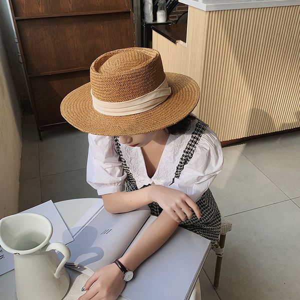summer beach straw hat women's foldable large wide-brimmed casual women's panama sunshade concave travel sun hats, Blue;gray
summer beach straw hat women's foldable large wide-brimmed casual women's panama sunshade concave travel sun hats, Blue;gray