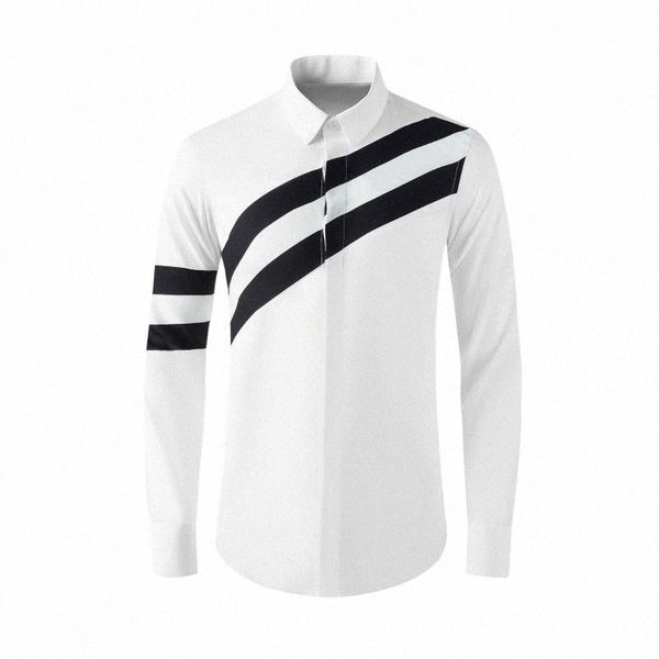 men's casual shirts men's casual shirts brand fashion for men long sleeve slim striped shirt male business formal dress social par, White;black
men's casual shirts men's casual shirts brand fashion for men long sleeve slim striped shirt male business formal dress social par, White;black