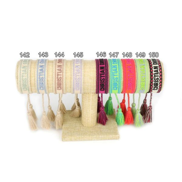 fashion luxury brand bangles jewelry men women handmade cotton signture embroidery bracelet designers woven bangle fabrics classic brac268q, Black
fashion luxury brand bangles jewelry men women handmade cotton signture embroidery bracelet designers woven bangle fabrics classic brac268q, Black