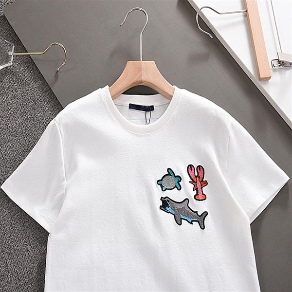 1a8qxn summer mens women designers t shirts loose tees fashion brands man s casual shirt luxurys clothing street shorts sleev205s, White;black
1a8qxn summer mens women designers t shirts loose tees fashion brands man s casual shirt luxurys clothing street shorts sleev205s, White;black