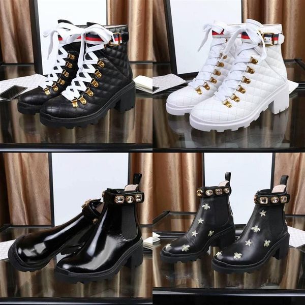 designer women boots classic leather booties belt buckle ankle shoes desert martin boot female rough heel round head shoe with box2366, Black
designer women boots classic leather booties belt buckle ankle shoes desert martin boot female rough heel round head shoe with box2366, Black