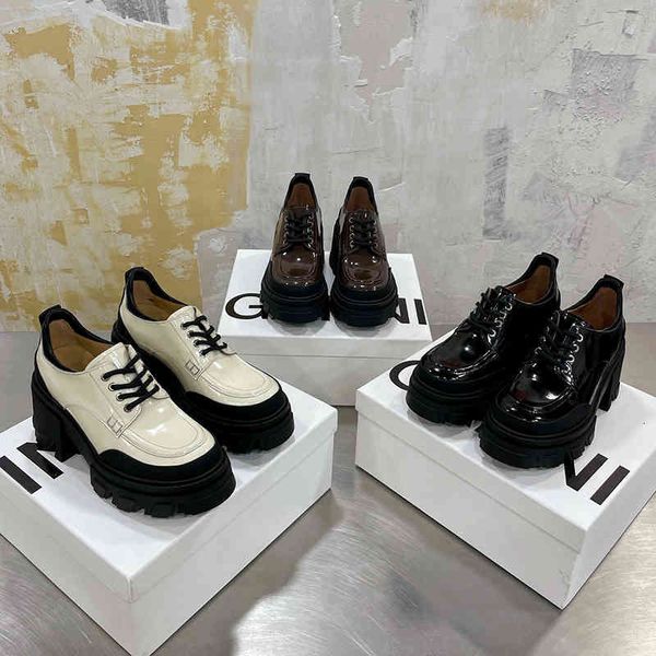 ni dress shoes black british muffin shoes thick soled women's lace up spring and summer jk high heels small leather one foot wearing f0
ni dress shoes black british muffin shoes thick soled women's lace up spring and summer jk high heels small leather one foot wearing f0