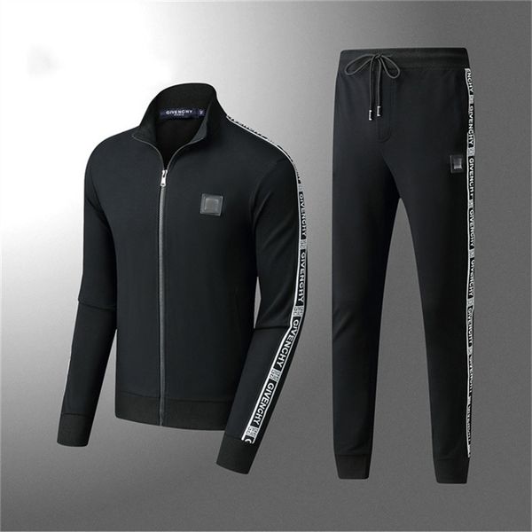 men's tracksuits fashion casual suits mens designer spring autumn clothing 2pcs jacket sports trousers suite -3xl q016, Gray
men's tracksuits fashion casual suits mens designer spring autumn clothing 2pcs jacket sports trousers suite -3xl q016, Gray