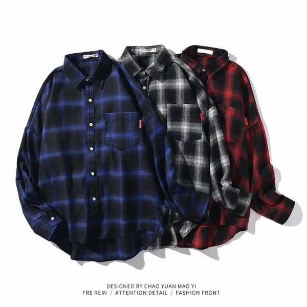 men's casual shirts men's casual shirts 2021 spring european american men clothing plaid shirt long-sleeve loose retro classic thi, White;black
men's casual shirts men's casual shirts 2021 spring european american men clothing plaid shirt long-sleeve loose retro classic thi, White;black