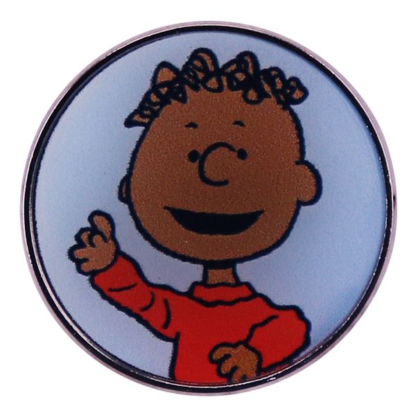 other fashion accessories peanutts manga character franklin enamel pin cartoon black boy badge backpack decoration jewelry, Silver
other fashion accessories peanutts manga character franklin enamel pin cartoon black boy badge backpack decoration jewelry, Silver
