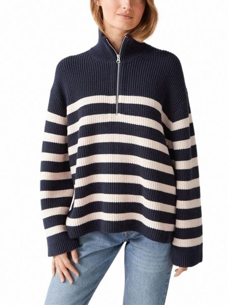 women's sweaters women's sweaters women's striped half zipper turn-down collar sweater 2022 early autumn ladies all-match lon, White;black
women's sweaters women's sweaters women's striped half zipper turn-down collar sweater 2022 early autumn ladies all-match lon, White;black