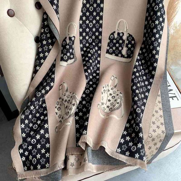 design short beard tassel versatile jacquard imitation cashmere scarf female autumn and decoration thickened lengthened bib warm air nmx2, Blue;gray
design short beard tassel versatile jacquard imitation cashmere scarf female autumn and decoration thickened lengthened bib warm air nmx2, Blue;gray