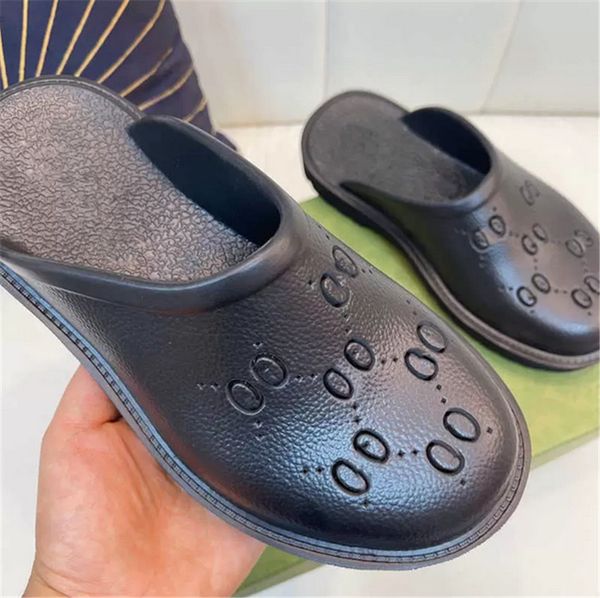2022 men's slippers women's perforated hollow shoes mules 35-44 jelly colored high heels summer rubber ear sole slip-on g slippers, Black
2022 men's slippers women's perforated hollow shoes mules 35-44 jelly colored high heels summer rubber ear sole slip-on g slippers, Black