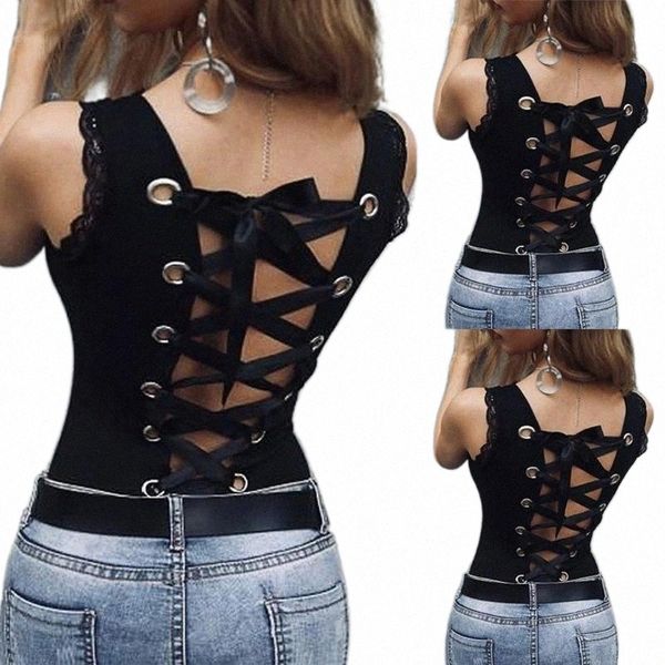 camisoles & tanks bandage women's lace-up eyelet hollow out t-shirt ladies solid long sleeve slim fit backless summer plus size b7dn#, Black;white
camisoles & tanks bandage women's lace-up eyelet hollow out t-shirt ladies solid long sleeve slim fit backless summer plus size b7dn#, Black;white