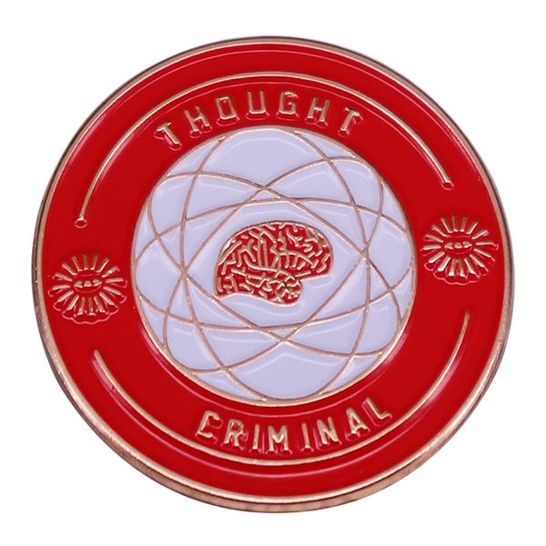 other fashion accessories thoughts criminal enamel pin dysan literature collection book badge bookish brooch backpack decoration jewelry, Silver
other fashion accessories thoughts criminal enamel pin dysan literature collection book badge bookish brooch backpack decoration jewelry, Silver