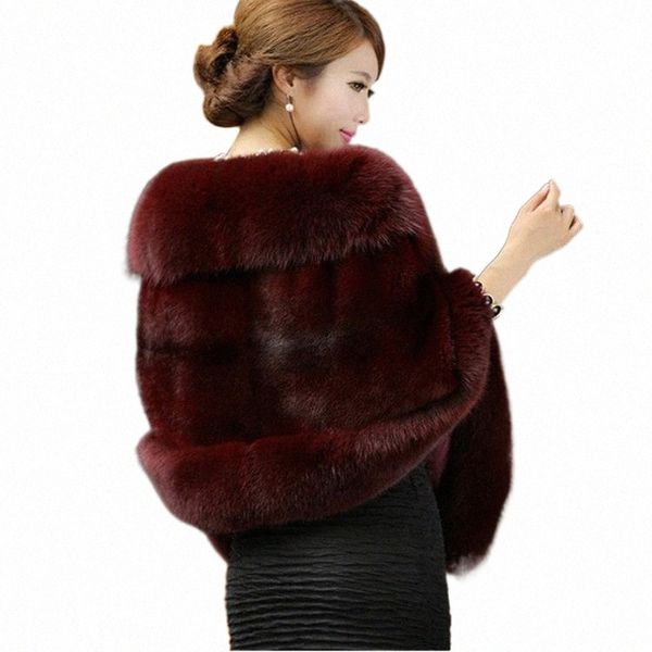 women's fur & faux fur women's fur & faux winter keep warm cape cloaks coat jacket for evening party wedding cloak large shawl imi, Black
women's fur & faux fur women's fur & faux winter keep warm cape cloaks coat jacket for evening party wedding cloak large shawl imi, Black