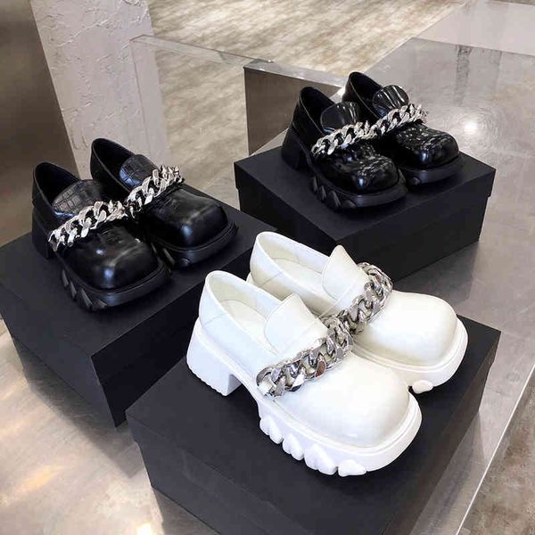 ang dress shoes thick soled large toe shoes jk women's mary jane small leather lofook british chain heel nagi, Black
ang dress shoes thick soled large toe shoes jk women's mary jane small leather lofook british chain heel nagi, Black