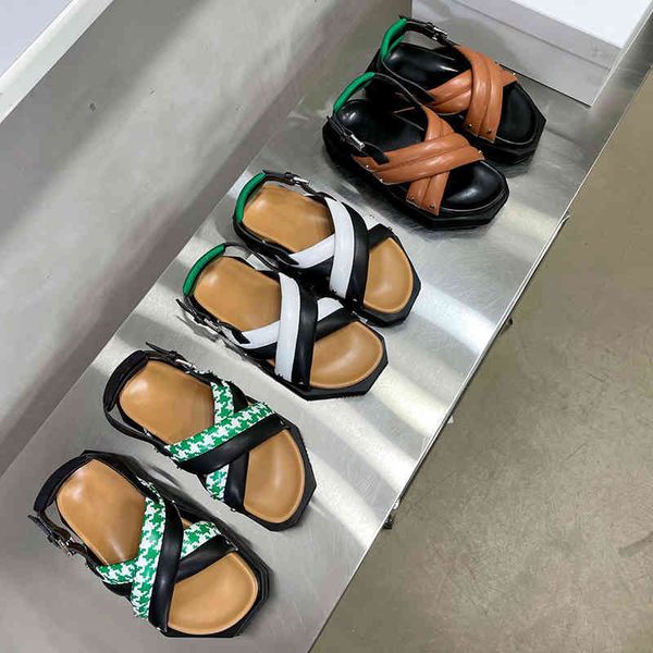 foam slippers me cross belt color matching back trip sandals women's summer muffin bottom thick fashionable beach shoes flip flops j64h, Black
foam slippers me cross belt color matching back trip sandals women's summer muffin bottom thick fashionable beach shoes flip flops j64h, Black