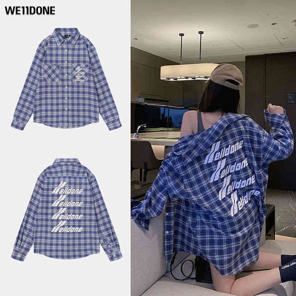 we11done bullet screen embossed three-dimensional letter lattice shirt men's and women's weldone loose jacket long sleeve shirt, White;black
we11done bullet screen embossed three-dimensional letter lattice shirt men's and women's weldone loose jacket long sleeve shirt, White;black