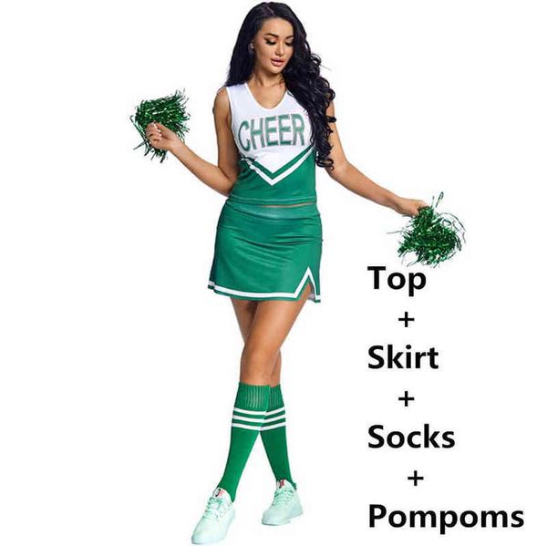 women's tracksuits womens schoolgirl daddy charming cheerleading mini dress glee style cheerleader uniform set femme halloween cosplay, Gray
women's tracksuits womens schoolgirl daddy charming cheerleading mini dress glee style cheerleader uniform set femme halloween cosplay, Gray