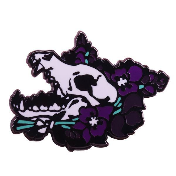 wolfsbane hard enamel pin gorgeous wolf skull badge flower botany brooch hat jackets accessory, Blue
wolfsbane hard enamel pin gorgeous wolf skull badge flower botany brooch hat jackets accessory, Blue