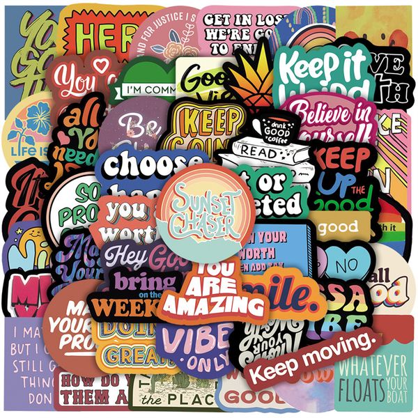 50pcs inspirational quotes stickers graffiti stickers for diy lapskateboard motorcycle decals
50pcs inspirational quotes stickers graffiti stickers for diy lapskateboard motorcycle decals