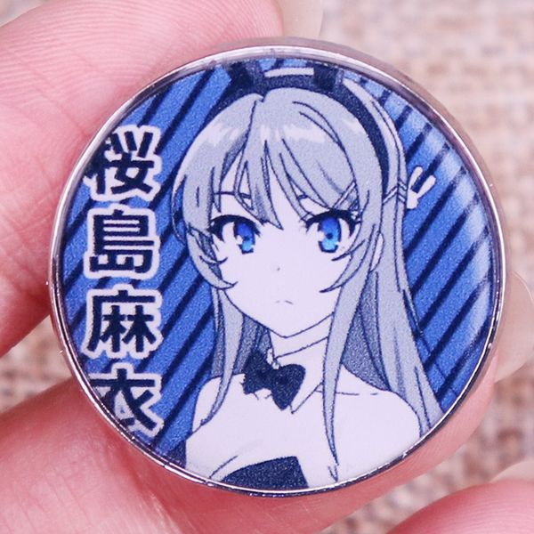 other fashion accessories sakurajima mai enamel pin anime rascal does not dream of bunny girl badge otaku brooch blue backpack decoration je, Silver
other fashion accessories sakurajima mai enamel pin anime rascal does not dream of bunny girl badge otaku brooch blue backpack decoration je, Silver