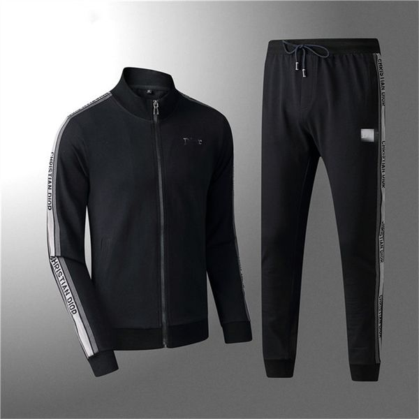 men's tracksuits fashion casual suits mens designer spring autumn clothing 2pcs jacket sports trousers suite -3xl q021, Gray
men's tracksuits fashion casual suits mens designer spring autumn clothing 2pcs jacket sports trousers suite -3xl q021, Gray