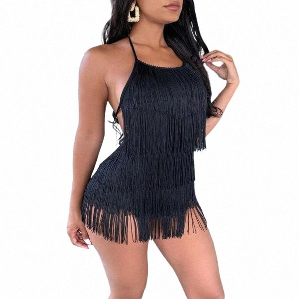 women's jumpsuits & rompers tassel backless black jumpsuit women summer off shoulder rompers womens clothing solid woman shorts clothe, Black;white
women's jumpsuits & rompers tassel backless black jumpsuit women summer off shoulder rompers womens clothing solid woman shorts clothe, Black;white