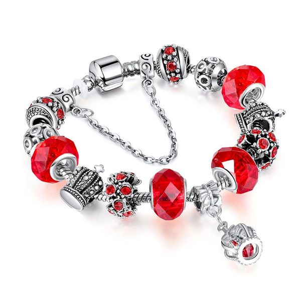 new brand womens jewelry supply crown pendant diamond girl heart bracelet diy beads br009267s, Black
new brand womens jewelry supply crown pendant diamond girl heart bracelet diy beads br009267s, Black