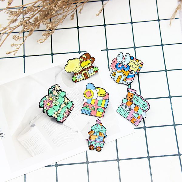 drink house cute brooches pin for women kids fahsion jewelry shirt coat dress denim bag decor metal enamel pin, Gray
drink house cute brooches pin for women kids fahsion jewelry shirt coat dress denim bag decor metal enamel pin, Gray