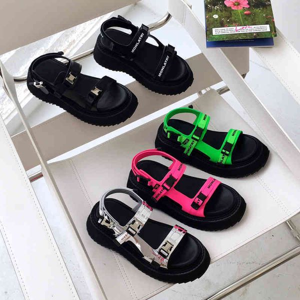 thick slippers dy soled sandals women's summer slope heel muffin shoes slippers open toe buckle 00ju, Black
thick slippers dy soled sandals women's summer slope heel muffin shoes slippers open toe buckle 00ju, Black