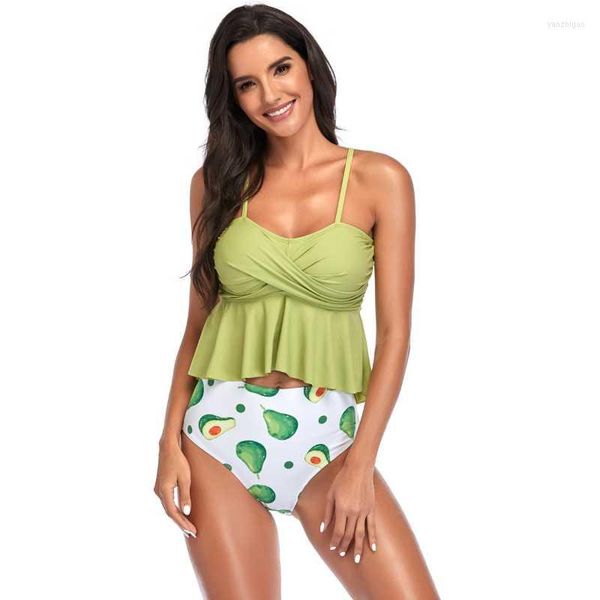 women's swimwear skirt split bikini high waist swimsuit ruffled beachwear fashionable beach bathing suits women's, White;black
women's swimwear skirt split bikini high waist swimsuit ruffled beachwear fashionable beach bathing suits women's, White;black