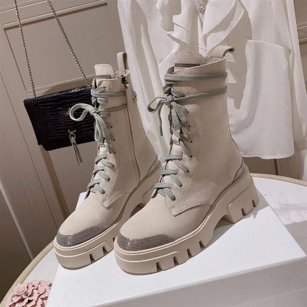 new products beige chunky platform boots leather hiking lace-up shoes combat boot 65mm low heel round toes casual booties ankle for wom274c, Black
new products beige chunky platform boots leather hiking lace-up shoes combat boot 65mm low heel round toes casual booties ankle for wom274c, Black
