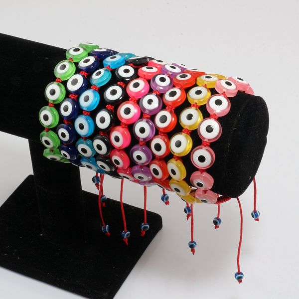 18pcs evil eye braided strands bracelets lucky red color thread couple chain handmade prayer bangles jewelry gift, Black
18pcs evil eye braided strands bracelets lucky red color thread couple chain handmade prayer bangles jewelry gift, Black