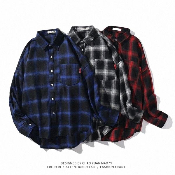 men's casual shirts men's casual shirts 2021 spring european american men clothing plaid shirt long-sleeve loose retro classic thi, White;black
men's casual shirts men's casual shirts 2021 spring european american men clothing plaid shirt long-sleeve loose retro classic thi, White;black