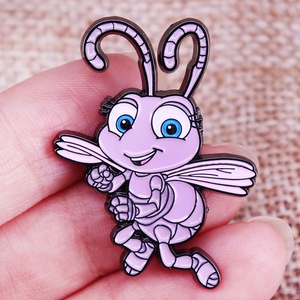 other fashion accessories bug life pink ant dot enamel pin cartoon brooch badge backpack decoration jewelry, Silver
other fashion accessories bug life pink ant dot enamel pin cartoon brooch badge backpack decoration jewelry, Silver