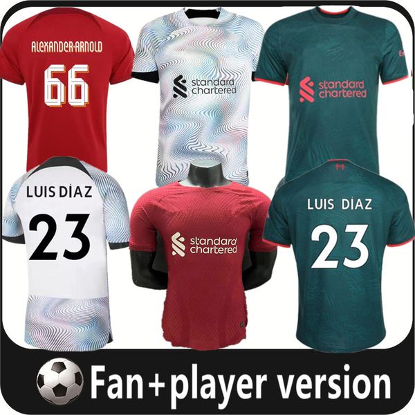 22 23 soccer jerseys season home away 3rd red 2023 2022 mohamed diogo luis diaz football shirts men fan player version uniforms, Black;yellow
22 23 soccer jerseys season home away 3rd red 2023 2022 mohamed diogo luis diaz football shirts men fan player version uniforms, Black;yellow