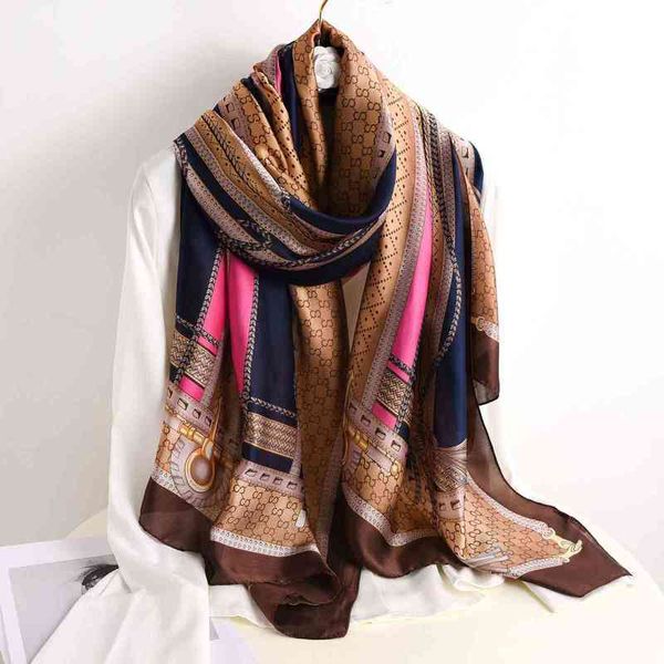 design spring new women's versatile sunscreen beach towel shawl printed imitation silk satin thin scarf, Black;purple
design spring new women's versatile sunscreen beach towel shawl printed imitation silk satin thin scarf, Black;purple