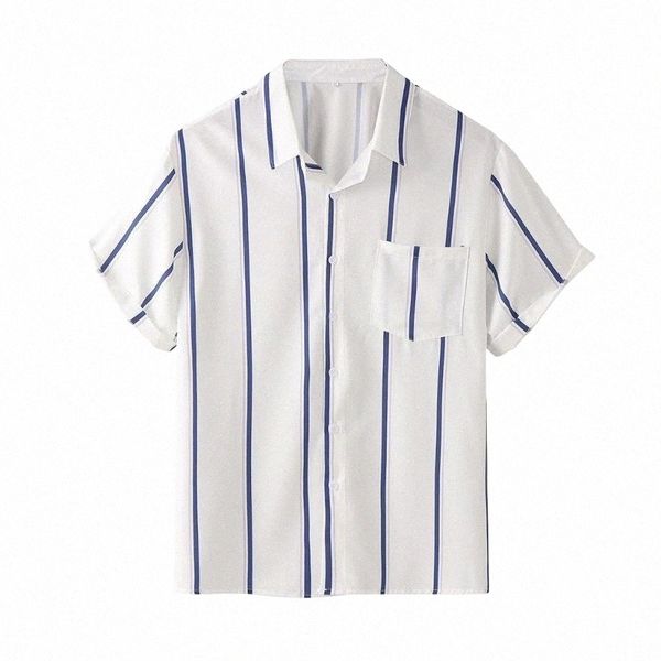 men's casual shirts men's casual shirts t-shirt loose button sleeve striped down print summer short men e6vu#, White;black
men's casual shirts men's casual shirts t-shirt loose button sleeve striped down print summer short men e6vu#, White;black