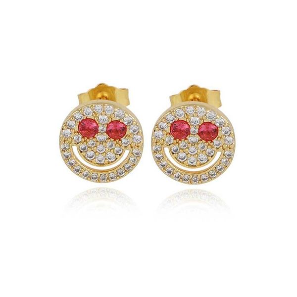 smiley diamond stud earrings designer fashion earring personalized hip hop mens womens jewelry round zircon gift 08w, Golden;silver
smiley diamond stud earrings designer fashion earring personalized hip hop mens womens jewelry round zircon gift 08w, Golden;silver