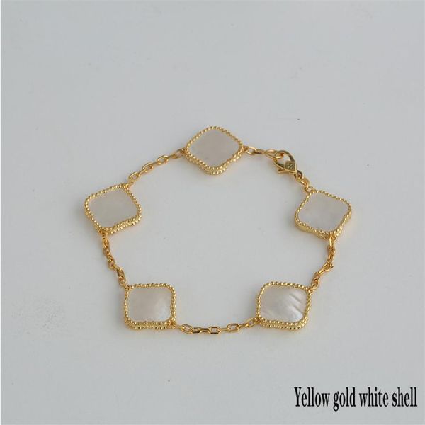 classic four 4 leaf clover charm bracelets designer chain necklaces 18 k gold agate shell mother-of-pearl for women&girl wedding mother221e, Golden;silver
classic four 4 leaf clover charm bracelets designer chain necklaces 18 k gold agate shell mother-of-pearl for women&girl wedding mother221e, Golden;silver